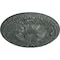 Ekena Millwork Amelia Ceiling Medallion (Fits Canopies up to 2 3/8"), 19 5/8"OD x 3/4"P, Athenian Green Crackle CM20AMAGC - alternate 4